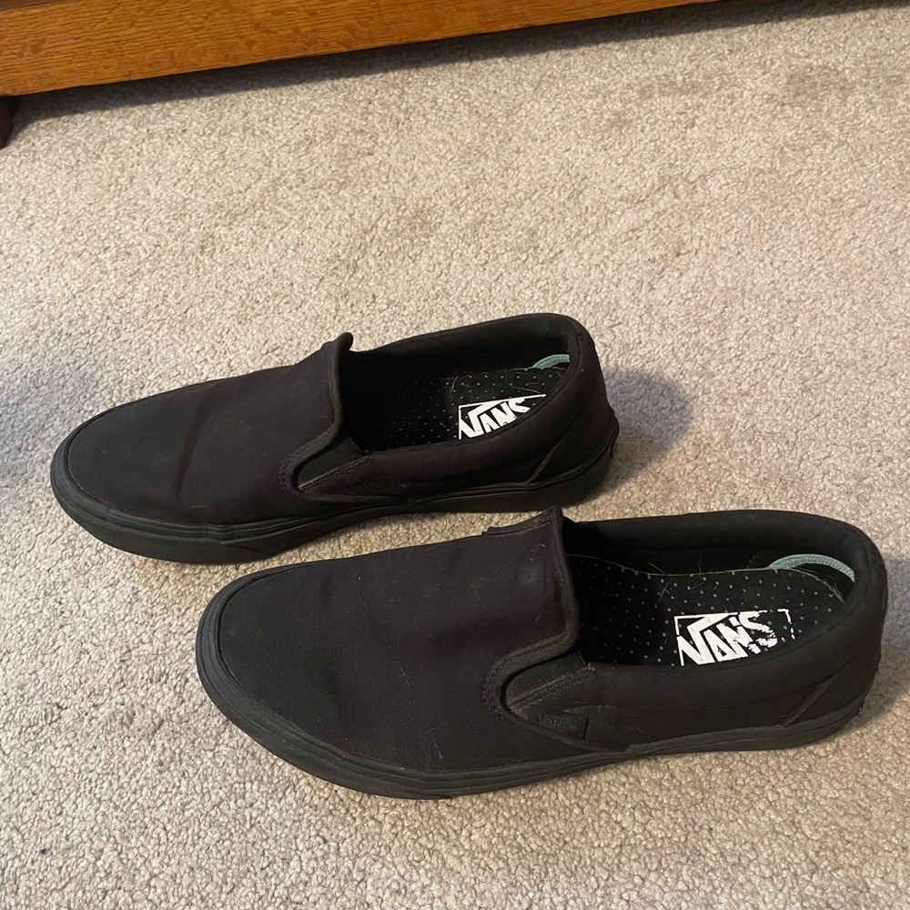 Vans Classic Slip-On Cozy Hug Shoes black size men’s 9/womens 10.5